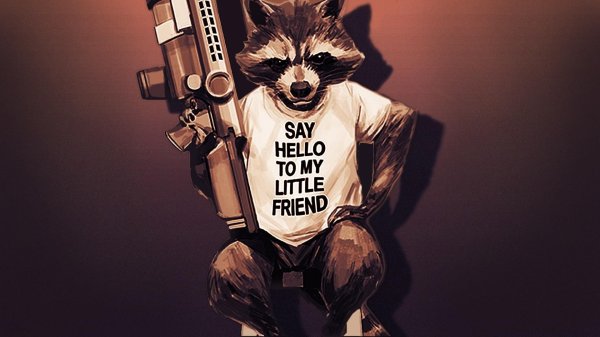 реактивный енот марвел