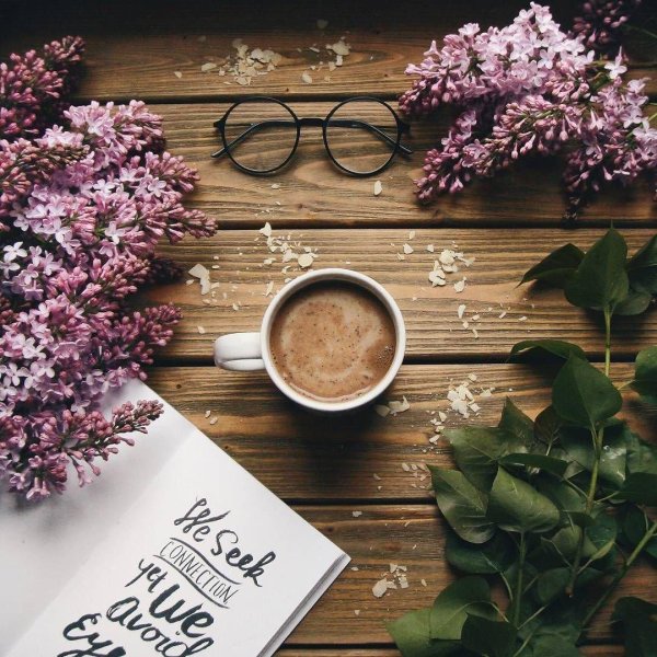 весенний кофе