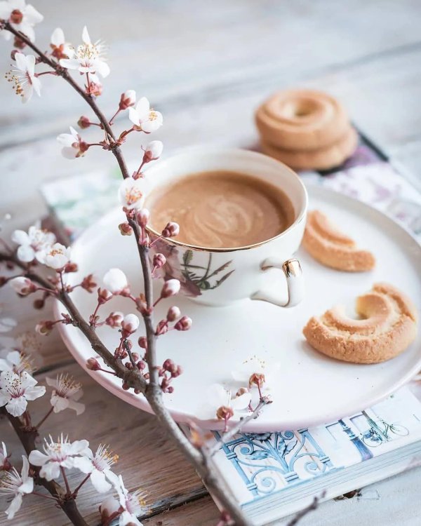 весенний кофе