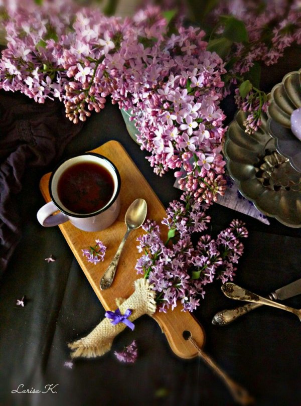 доброе утро в сиреневых тонах