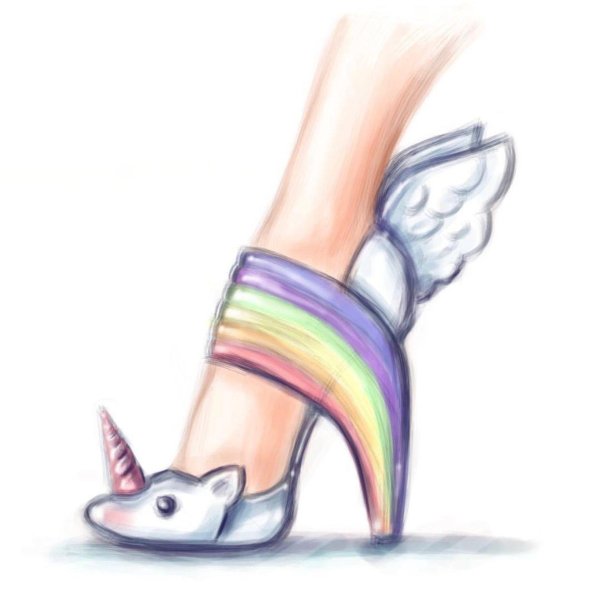 туфли единорог