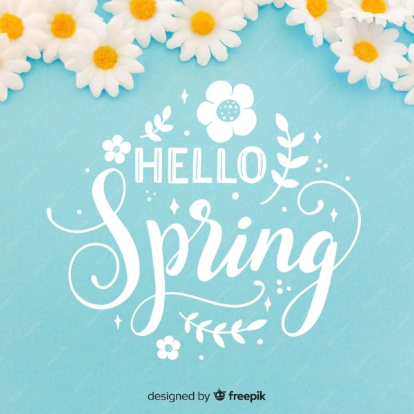 открытка весенняя