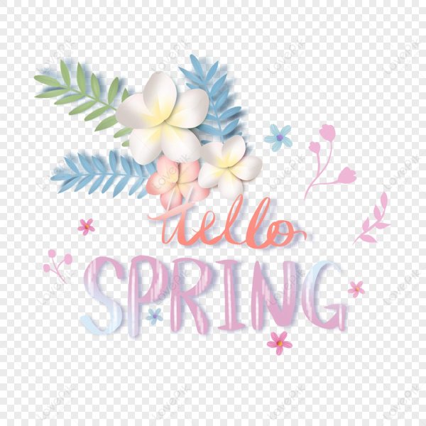 весенние цветы клипарт