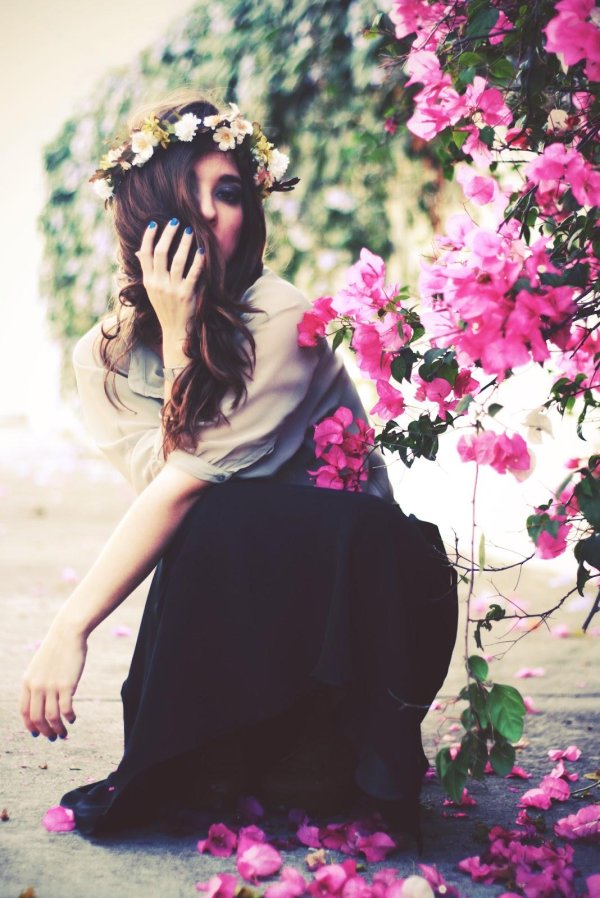 фотосессии с цветами