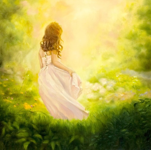 картины девушек