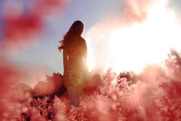 девушки спиной