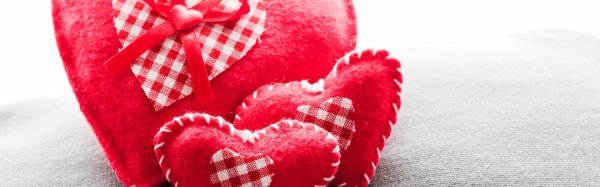 сердце из фетра