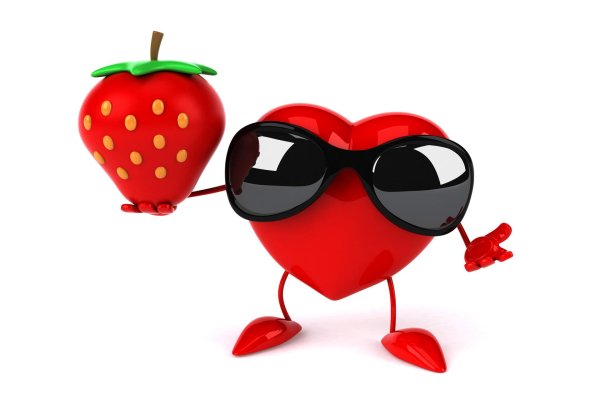 мультяшная клубника