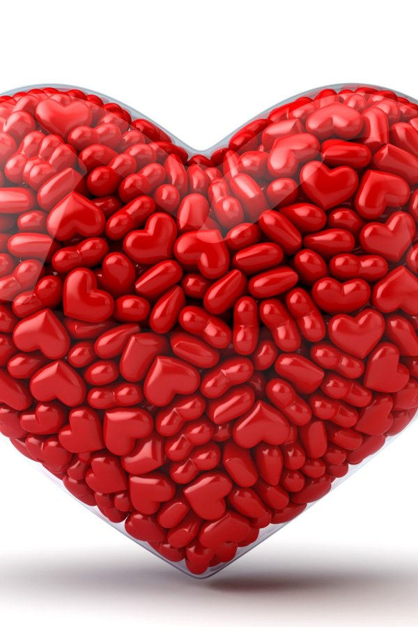 сердца красивые