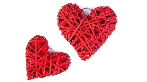 плетеное сердечко