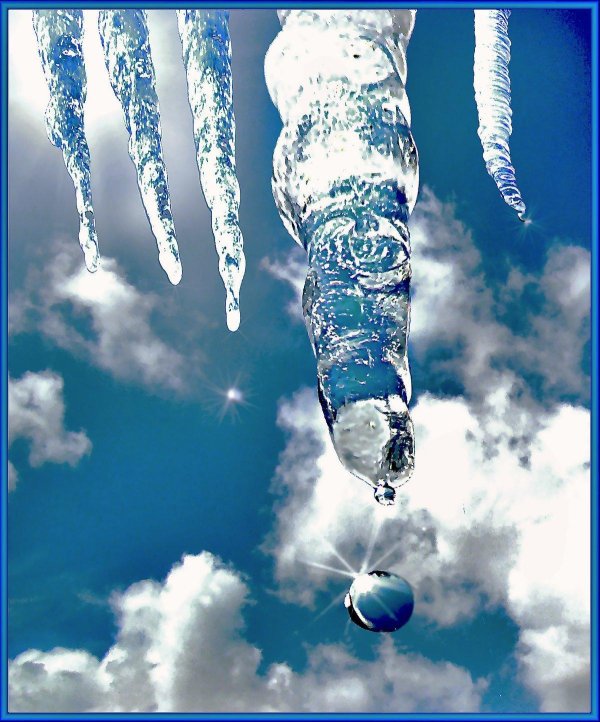 сосулька рисунок