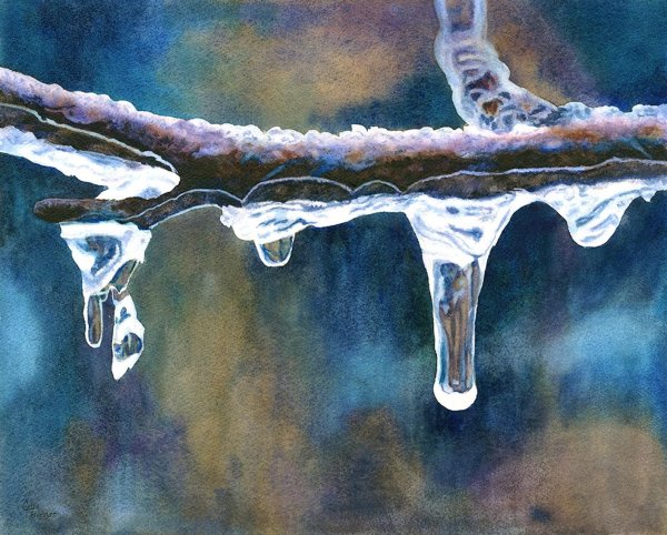 сосулька рисунок