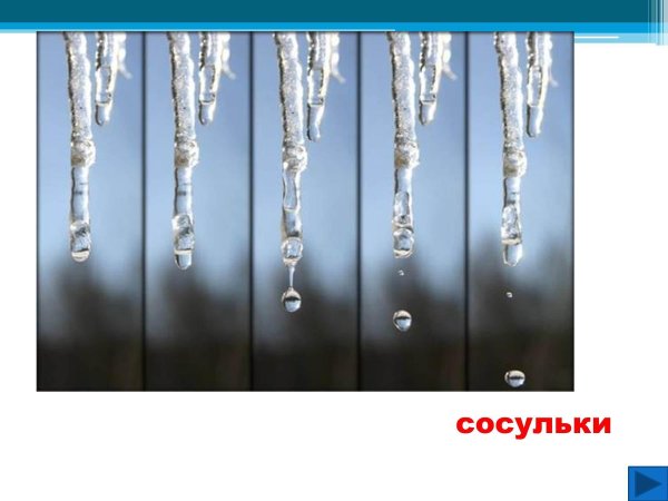 весенняя капель