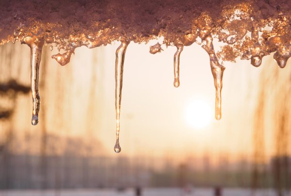 зима оттепель