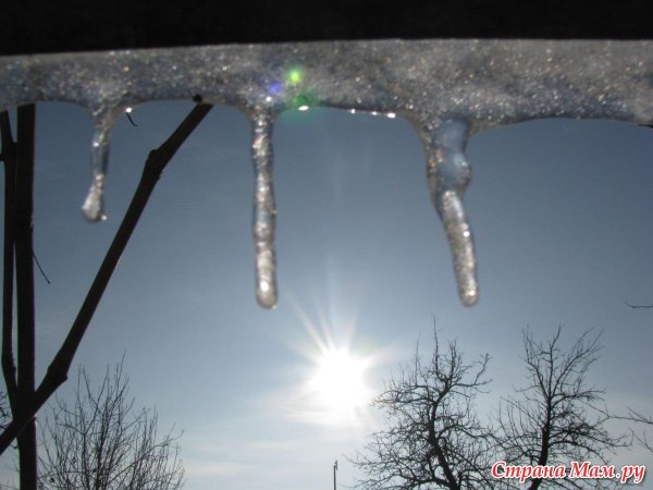 оттепель зимой