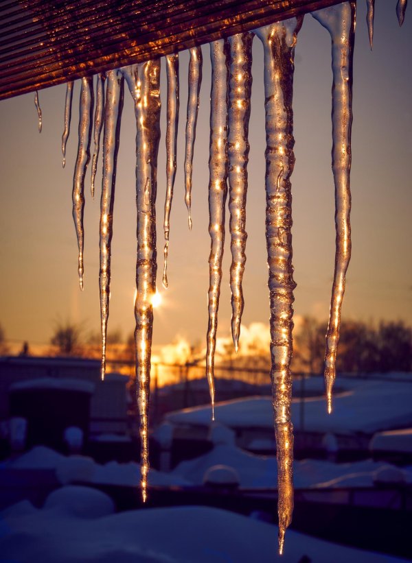 оттепель зимой