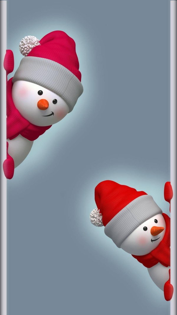 новогодние снеговики