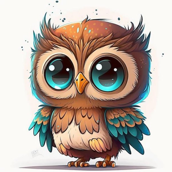 филин мультяшный