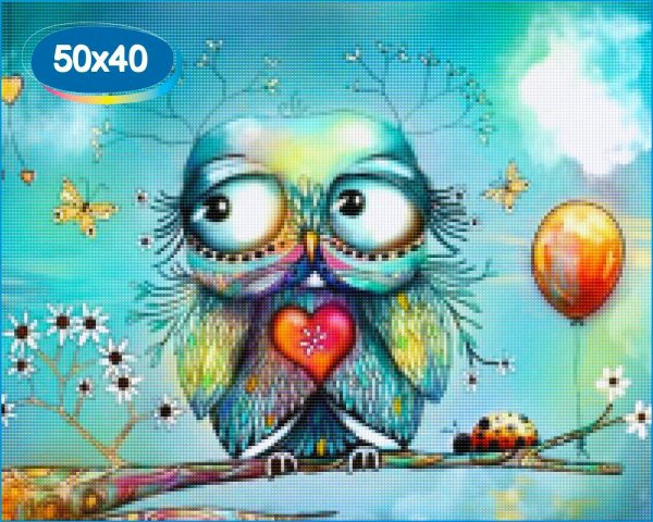 алмазная мозаика совушки