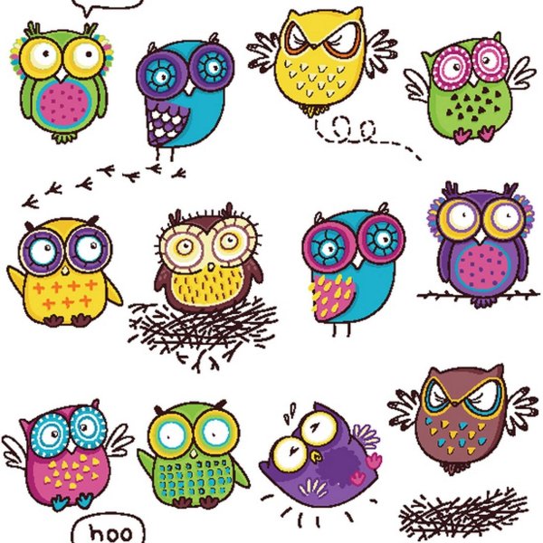 стилизованные совы