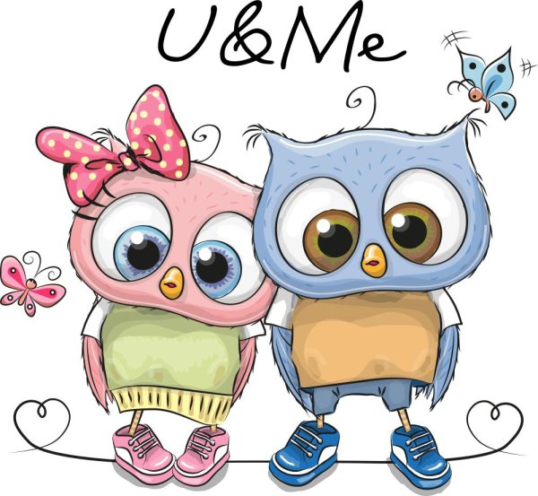 совушки мультяшные