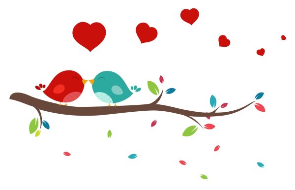 влюбленная птичка