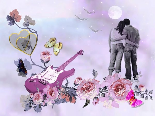 фон романтика