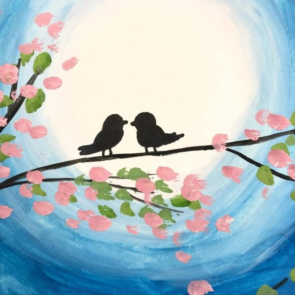 весенний рисунок