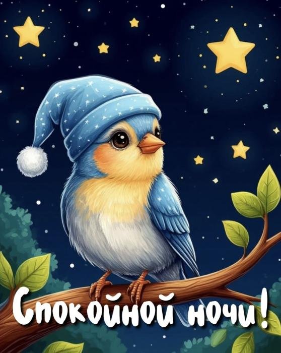 открытка добрый ночи