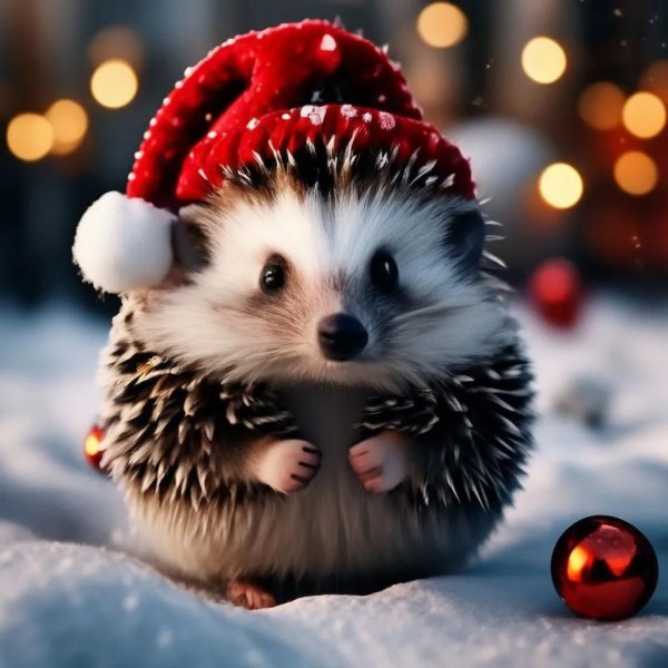 новогодний еж