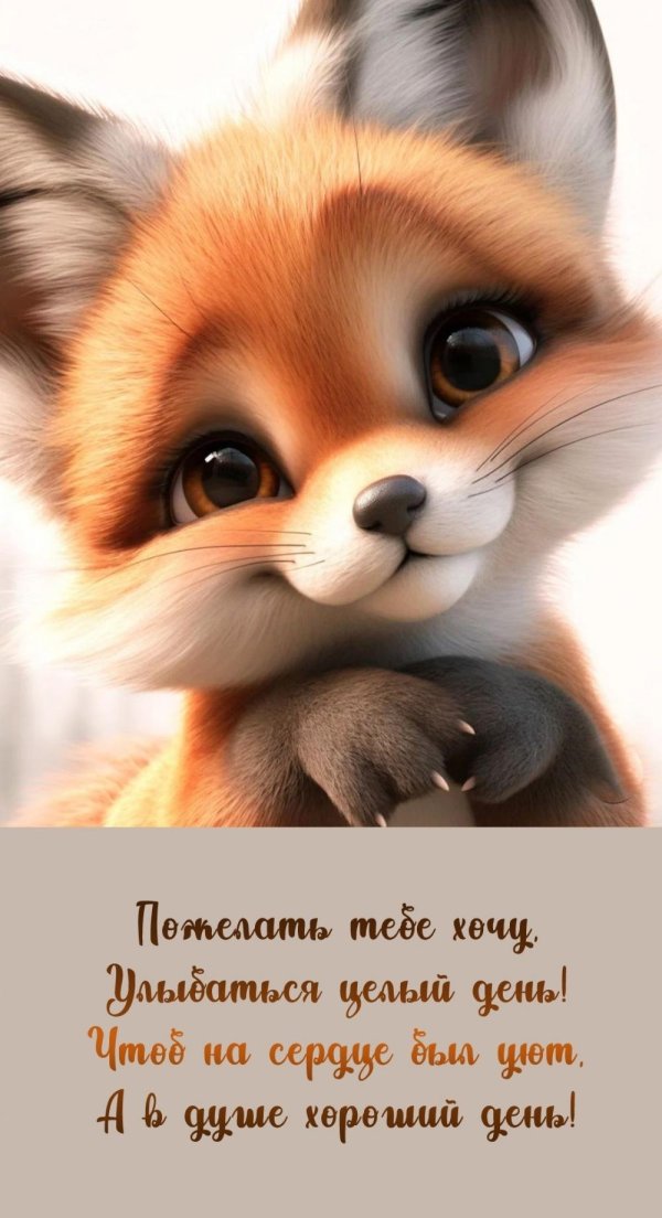 лисенок животные