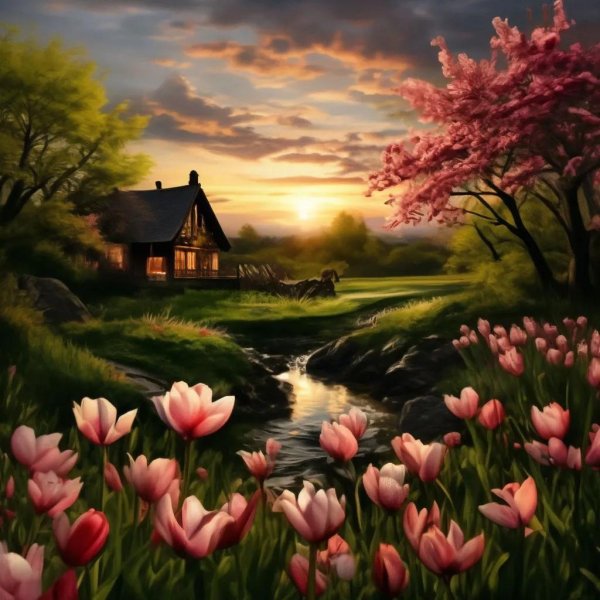 картина весенняя