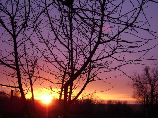 закат солнца