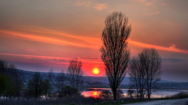 природа закат