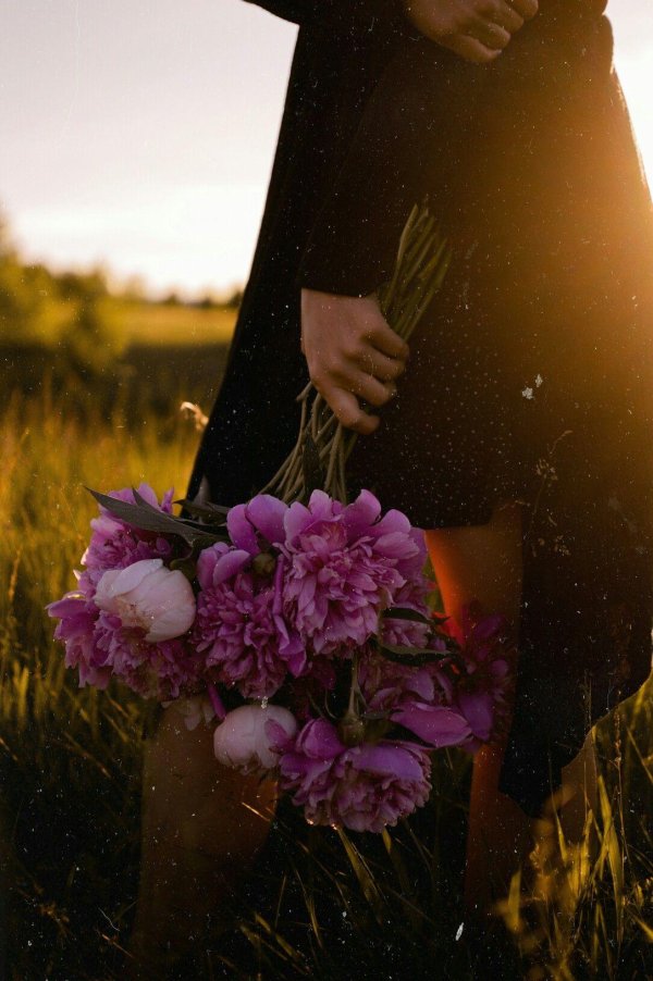 фотосессия с пионами