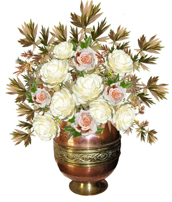 ваза с цветами для фотошопа