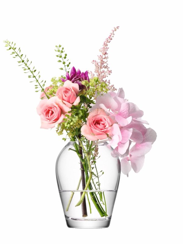 прозрачная ваза