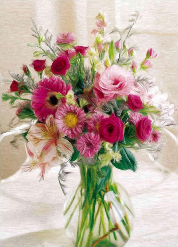 картины букетов цветов