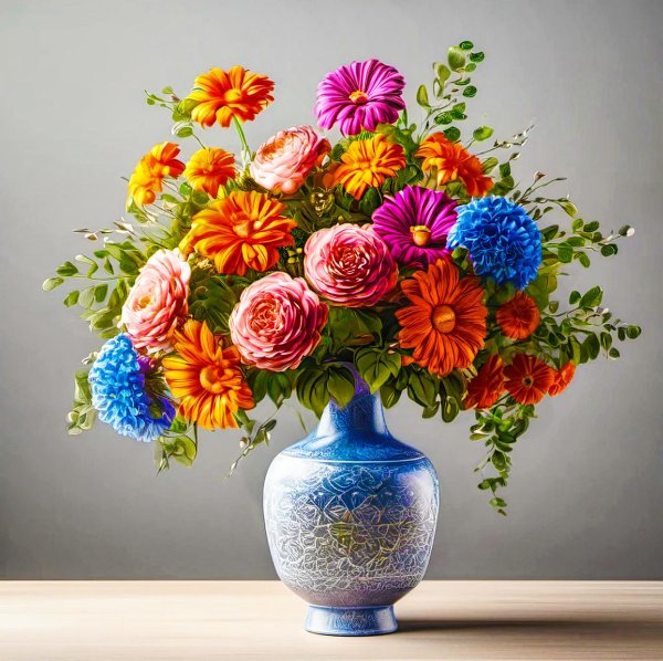 цветы ваза