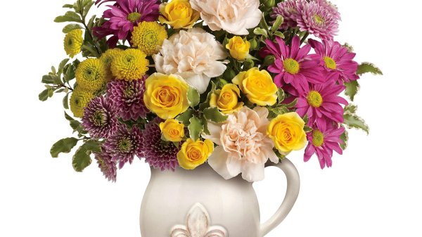 ваза с цветами