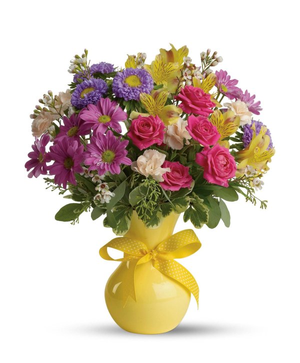 летние букеты цветов