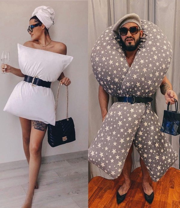 подушка вместо платья