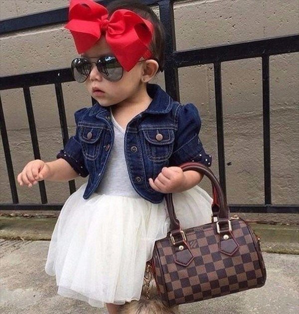 маленькая модница