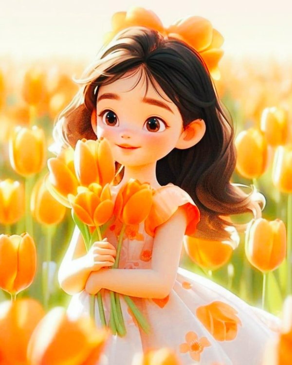 счастливая девушка