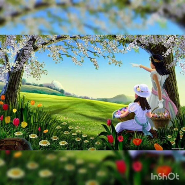 иллюстрация весна