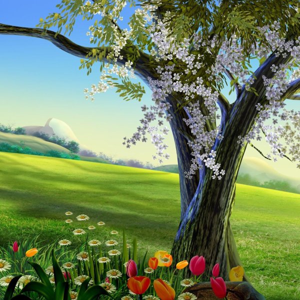 сказочные пейзажи весны