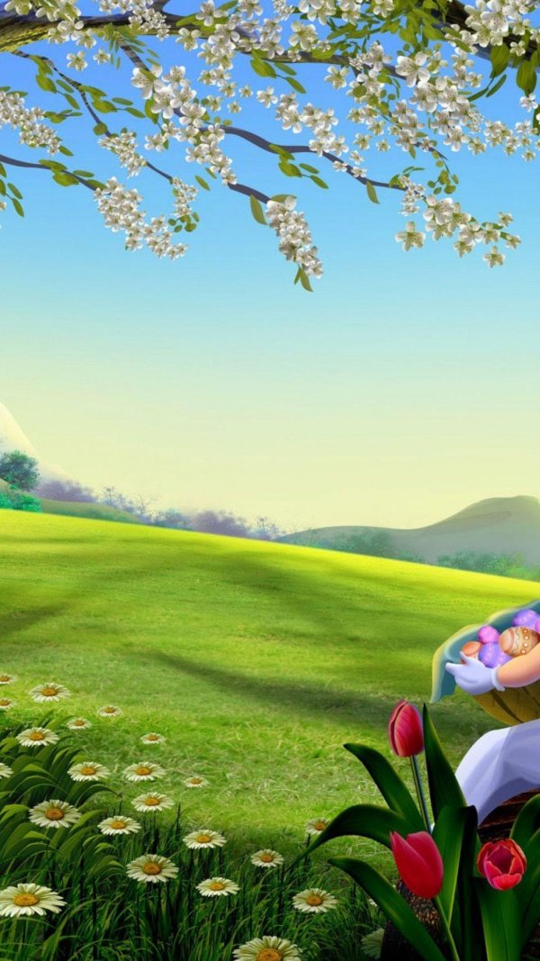 весенние фоны