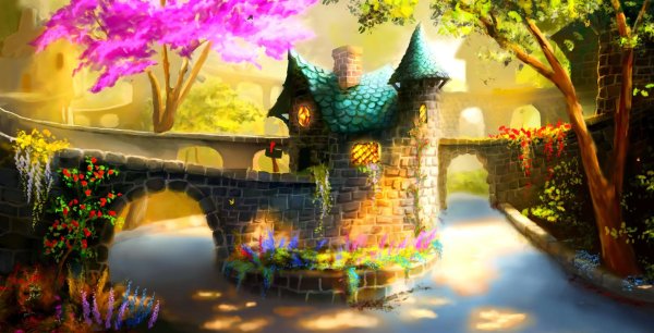 домики сказочные