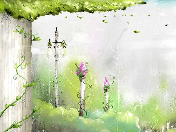 сказочные фоны