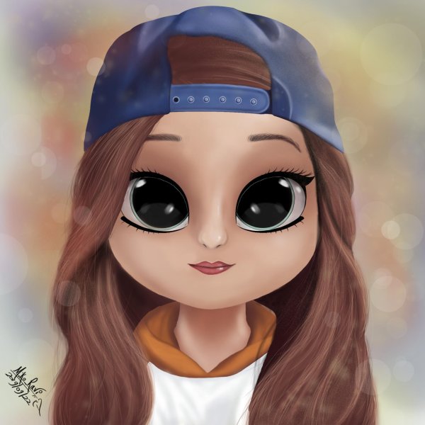 милые мультяшные девочки